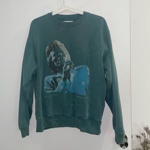 Anine Bing David Bowie washed vintage inspired Sweater / Sweatshirt / Crewneck